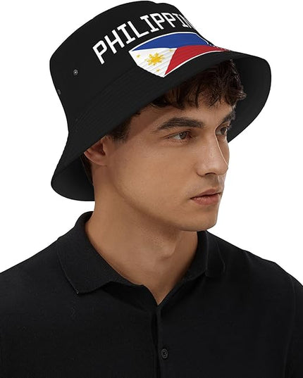 Funny Flag Bucket Hat for Men Women, Fisherman Hats Packable Fashion Sun Cap for Travel Outdoor Beach Boys Girls