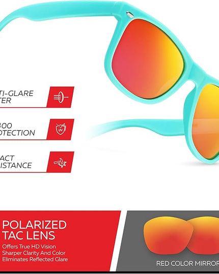 Retro Rewind Polarized Sunglasses for Men and Women - UV Protection Classic Sun Glasses