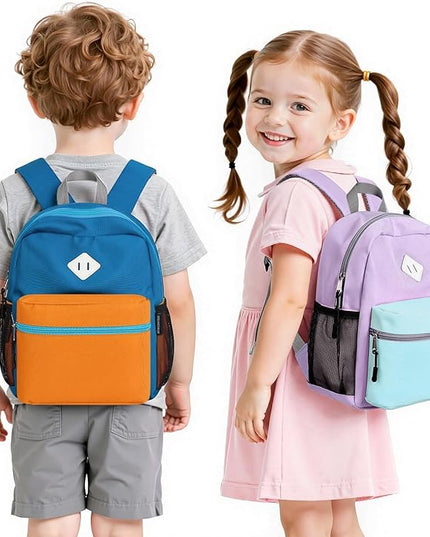 STEAMEDBUN Toddler Backpack Boy 2-4, Kids Backpack Boys, Preschool Daycare Travel Small- 12inch