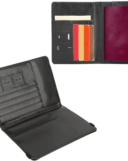 Britain Passport Cover Passport Holder Cover Leather Passport Holder UK Passport Cover for Passport, Business Cards, Credit Cards, Boarding Passes