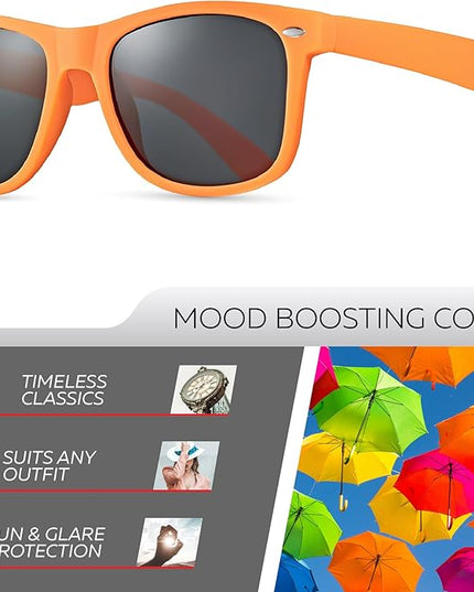 Retro Rewind Polarized Sunglasses for Men and Women - UV Protection Classic Sun Glasses