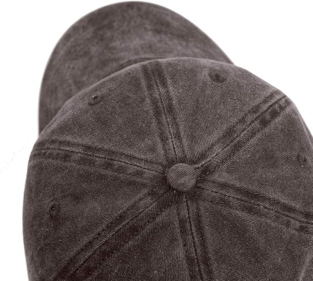 HH HOFNEN Men Women Washed Distressed Twill Cotton Baseball Cap Vintage Adjustable Dad Hat