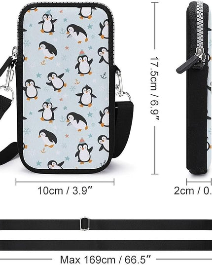 Small Crossbody Bags for Men, Cool Lightweight Sling Phone Pouch, Slim Cell Phone Purses