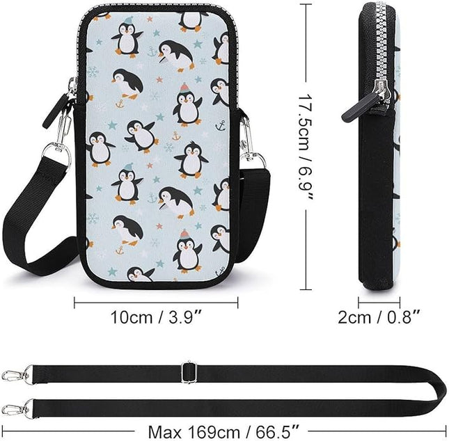 Small Crossbody Bags for Men, Cool Lightweight Sling Phone Pouch, Slim Cell Phone Purses