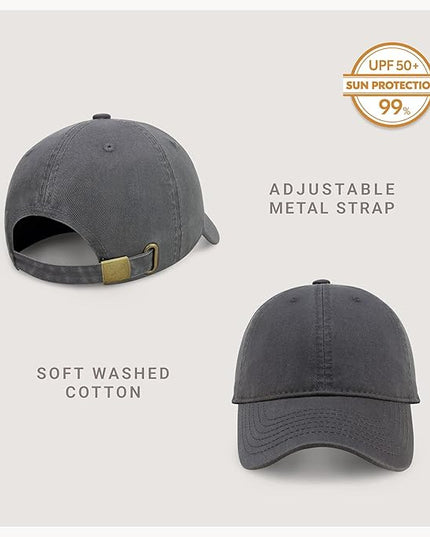 CHOK.LIDS Everyday Premium Dad Hat Unisex Cotton Baseball Cap for Men and Women Adjustable Lightweight Polo Style Curved Brim