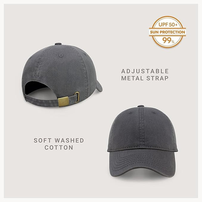 CHOK.LIDS Everyday Premium Dad Hat Unisex Cotton Baseball Cap for Men and Women Adjustable Lightweight Polo Style Curved Brim