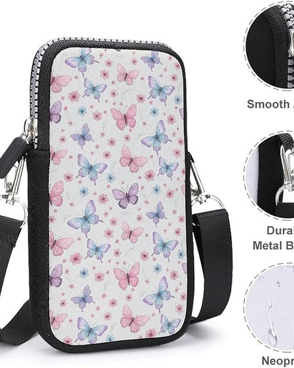 Small Crossbody Bags for Men, Cool Lightweight Sling Phone Pouch, Slim Cell Phone Purses