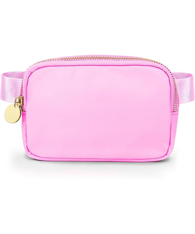 DANCOUR Pink Fanny Pack for Women – Stylish Crossbody Belt Bag, Compact Travel Waist Bag, Everyday Mini Bag, Trendy Fashion Fanny Pack, Lightweight Crossbody for On-the-Go