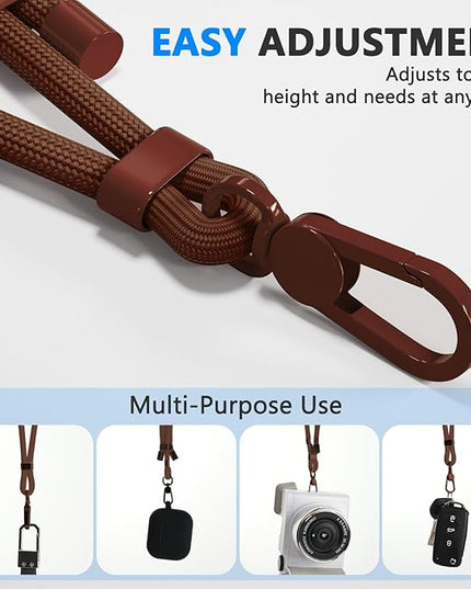 4 Pack Phone Lanyard & Wrist Strap, Cell Phone Lanyard for Around The Neck Adjustable Phone Strap for Most Smartphones