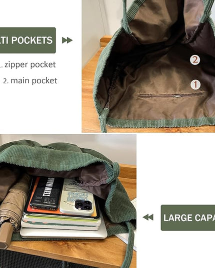 Canvas Tote Bag for Women Large Hobo Shoulder Bag for Work Travel Casual Message Bag Tote Purse handbags