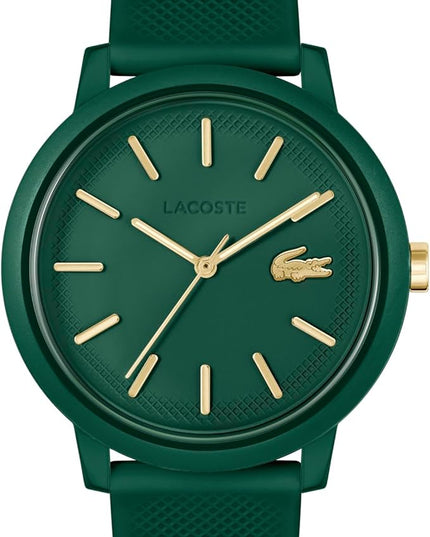 Lacoste. 12.12 Men's Quartz Watch - 3 Hand Analog - Silicone Strap - Sporty Timepiece - Gift for Him - 42mm