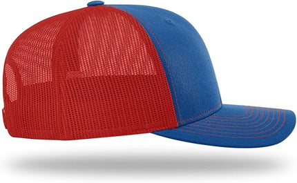 Richardson 112 Trucker Hat - Premium Adjustable Snapback Hat - Structured Six Panel Richardson Blank Caps