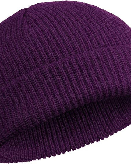 SATINIOR Trawler Beanie Watch Hat Roll-up Edge Skullcap Fisherman Beanie for Women Men