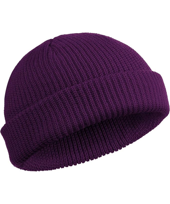 SATINIOR Trawler Beanie Watch Hat Roll-up Edge Skullcap Fisherman Beanie for Women Men