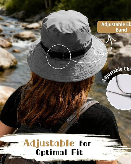 Cooling Sun Bucket Hat for Men Women Fishing Beach Safari Hats for Golf Hiking Hunting Outdoor UPF 50+