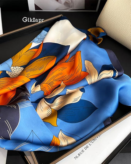 Satin Bandana Headscarf for Women Silky Hair Scarves for Fashion Lightweight