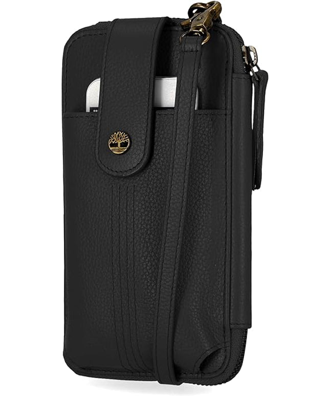 Timberland Women's RFID Leather Phone Crossbody Wallet Bag