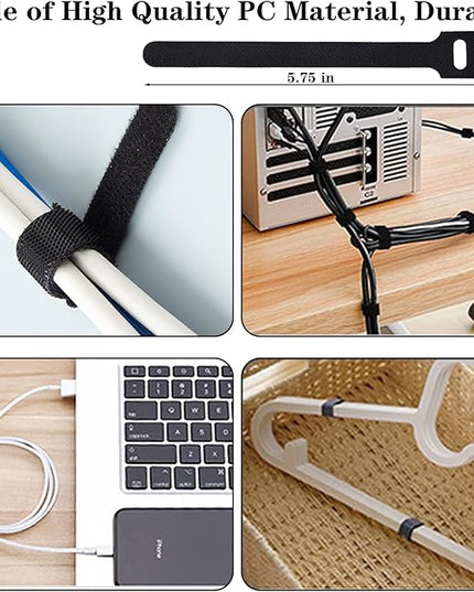 311Pcs Cable Management Organizer Kit 4 Cable Sleeve Split,53Cable Clips 12Cord Clips Holder,22 Cable Ties, 20 Adhesive Wall Cable Tie, 200Fasten Cable Ties for TV Office Home Electronics