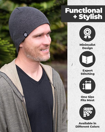 Original Beanie Cap - Soft Knit Beanie Hat - Warm and Durable