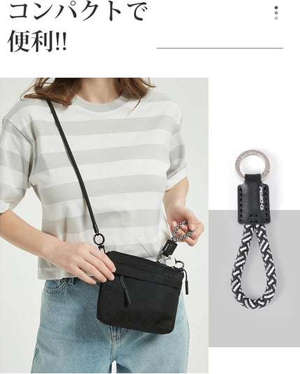 project-cb Phone Finger Ring Strap 1,Tether Tab 2,Phone Lanyard,KeyChain,Key Ring 2,Phone Accessories(Verdant-S)