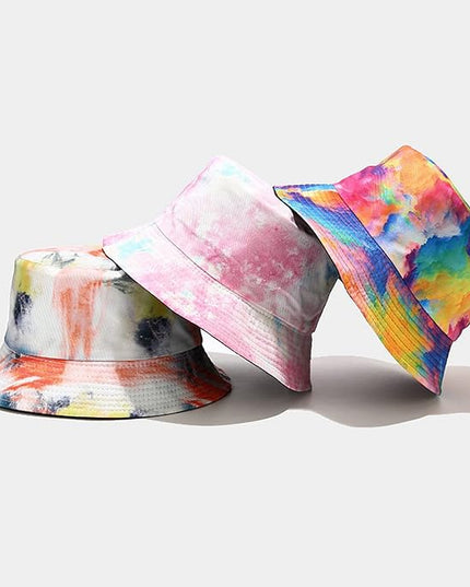 Mashiaoyi Unisex Print Double-Side-Wear Reversible Bucket Hat