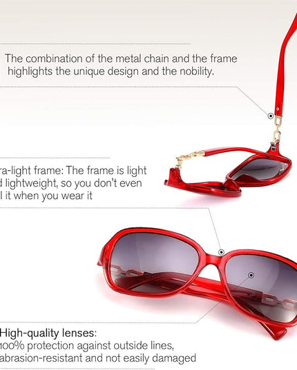 FEISEDY Vintage Square Polarized Sunglasses for Women UV400 Travel Driving Fashion Arcuate Sunglasses B2526