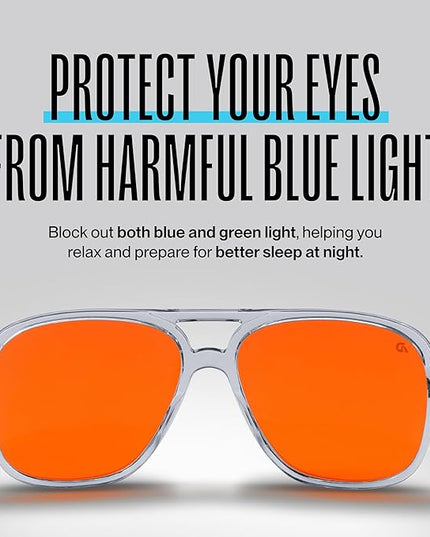 DREAM RECOVERY Blue Light Blocking Glasses for Computer, Gaming, Screen Fatigue