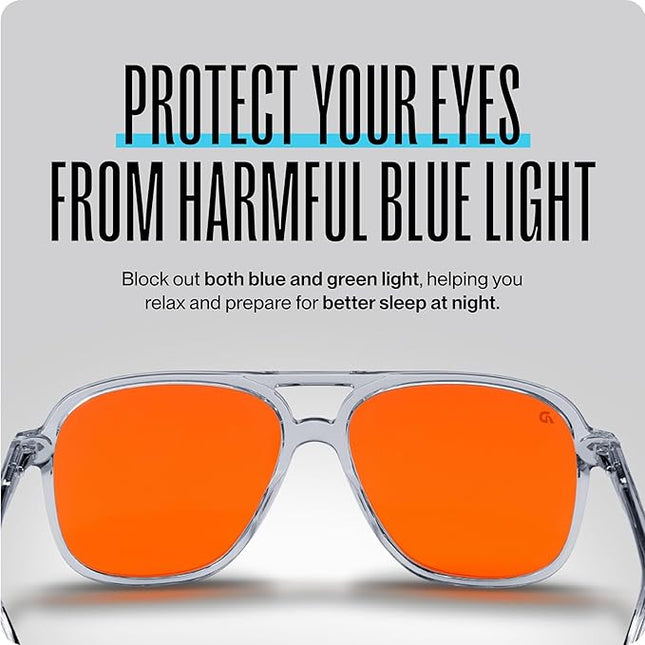 DREAM RECOVERY Blue Light Blocking Glasses for Computer, Gaming, Screen Fatigue