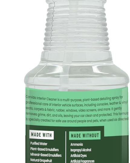 Interior Cleaner, All-Purpose Car Cleaning Spray, Natural Grapefruit Scent, 16oz