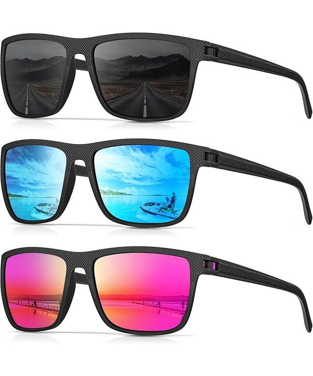 Sunglasses-Men Polarized Mens Sunglasses: Classic Women Sun Glasses UV Protection for Fishing Driving Golf