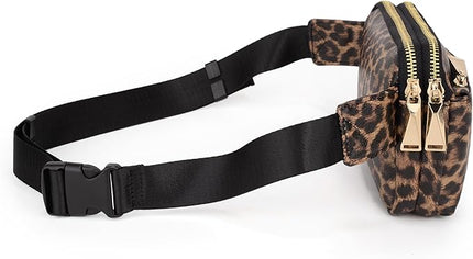 UTO Fanny Pack for Women Crossbody Trendy Fashion Belt Purse Chest Waist Hip Bumbag for Outdoor Shopping Travel Hiking