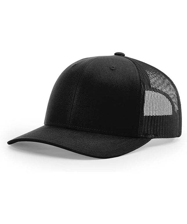 Richardson 112 Trucker Hat - Premium Adjustable Snapback Hat - Structured Six Panel Richardson Blank Caps