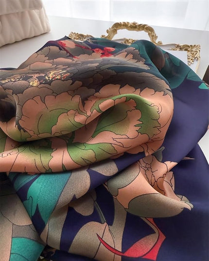 Headscarf Large Square Scarf 35" Fashion Scarves Silk Feeling Hair Wrapping Scarfs Hairscarf BA16