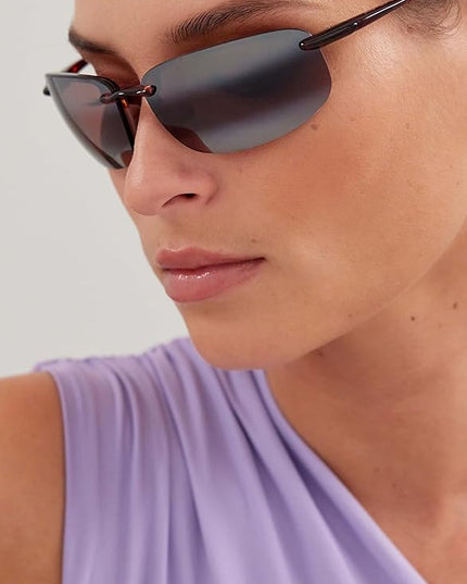 Maui Jim Polarized Men's and Women's Hookipa Rectangular Sunglasses