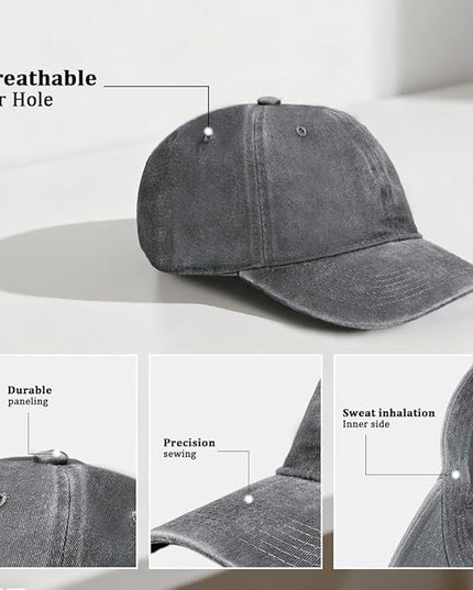 24 Pcs Trucker Hats Bulk Beach Hats for Men Mesh Back Ball Cap Rugged Classic Baseball Trucker Cap for Men and Women