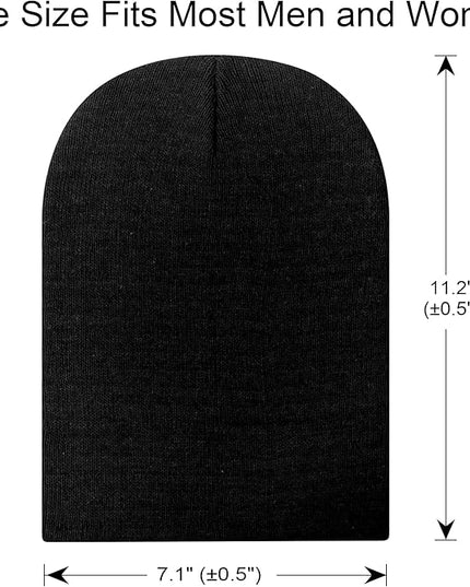 LYDTICK 25 Pack Winter Beanie Hats Bulk for Men Women, Wholesale Knit Beanies Cold Weather Skull Caps