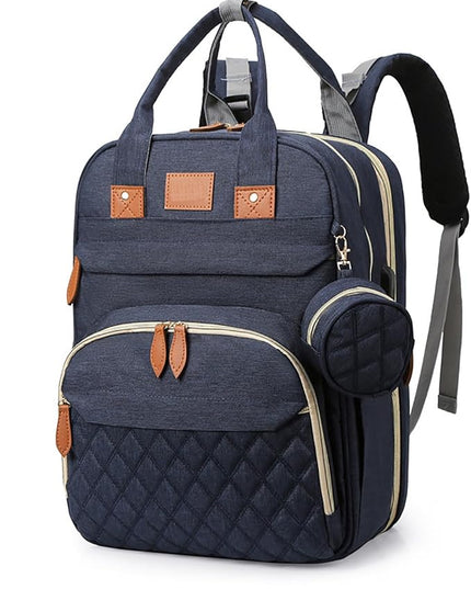 BosiBozi Baby Diaper Bag Backpack, Waterproof & Multi-Functional Baby Bag for Moms Dads, Travel Diaper Bag with Insulated Pockets & Pacifier Case