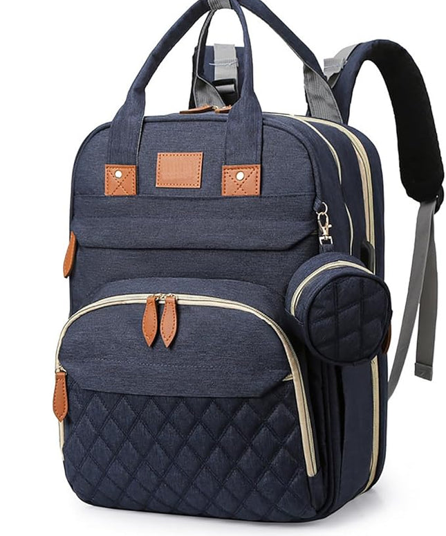 BosiBozi Baby Diaper Bag Backpack, Waterproof & Multi-Functional Baby Bag for Moms Dads, Travel Diaper Bag with Insulated Pockets & Pacifier Case