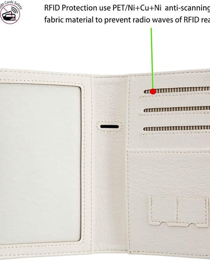 Passport Holder,Cute Passport Cover for Women Men,Travel Document Organizer Holder Boy Girl Wallet personalized Leather Rfid Passport Wallet (blue)