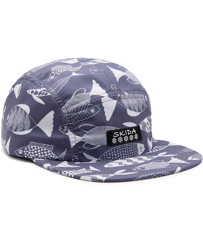 Skida 5 Panel Cap Outdoor UPF Sun Protection Wide Brim Camp Hat Running, Hiking, Golf, Pickleball, Beach Outings