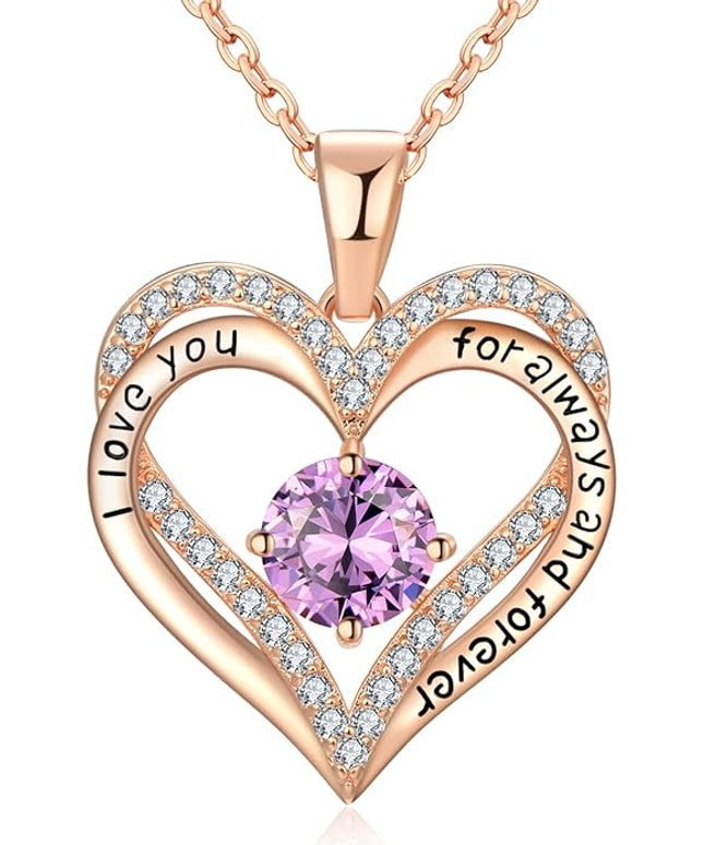 18K Rose Gold Necklaces for Women Birthday Gifts for Women Jewelry for Women Birthday Gifts for Wife Girlfriend Daughter Wife Birthday Gifts for Anniversary Mothers Day Christmas Valentines Gifts
