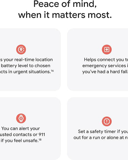 Google Pixel Watch 4 (45mm) - Android Smartwatch - Heart Rate and Sleep Tracking - 40-Hour Battery - Fitness Tracking - Google AI - Matte Black Aluminum Case - Obsidian Active Band - LTE (2025 Model)