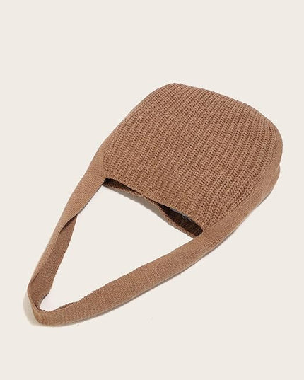 ENBEI Women's Crochet Tote Bag Knit Shoulder bag,Aesthetic Bag,Cute Eco-Friendly Tote for Travel,Daily Use,Gift Box Packaging