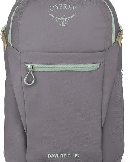 Osprey Daylite Plus Commuter Backpack - Lightweight, Everyday Pack with Laptop Sleeve and Water Bottle Pockets - Ideal for Work, School, and Travel with Versatile Storage, Soundwave Grey/Latte Brown