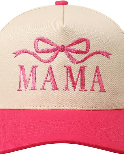 MIRMARU Two-Tone Vintage Canvas Trucker Hats for Men & Women, Adjustable Size Baseball Caps with Trendy Embroidered Design