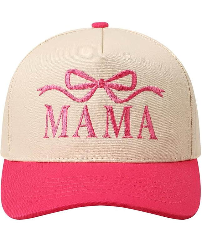 MIRMARU Two-Tone Vintage Canvas Trucker Hats for Men & Women, Adjustable Size Baseball Caps with Trendy Embroidered Design