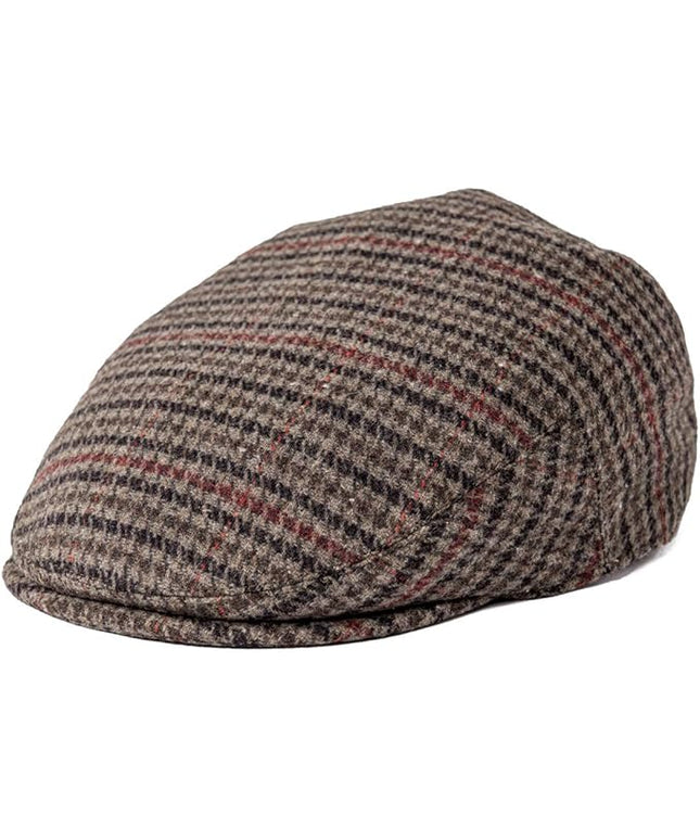 FEINION Men's Wool Tweed Newsboy Ivy Cap Gatsby Golf Flat Hat
