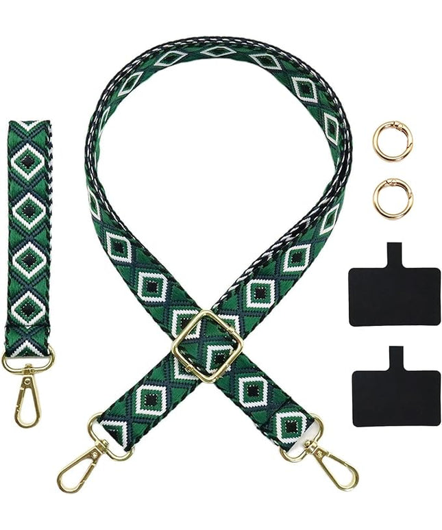 LEMEDE Adjustable Phone Lanyard - Phone Wristlet & Crossbody Phone Strap, Versatile for ID, Camera，Key straps(1" Width)