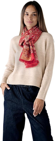 Scarf for Women Spanish Design Elegant Long Shawl Scarves for Summer Fall