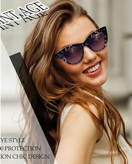 Joopin Polarized Cat Eye Sunglasses for Women Vintage Cateye Sun Glasses UV400 Protection